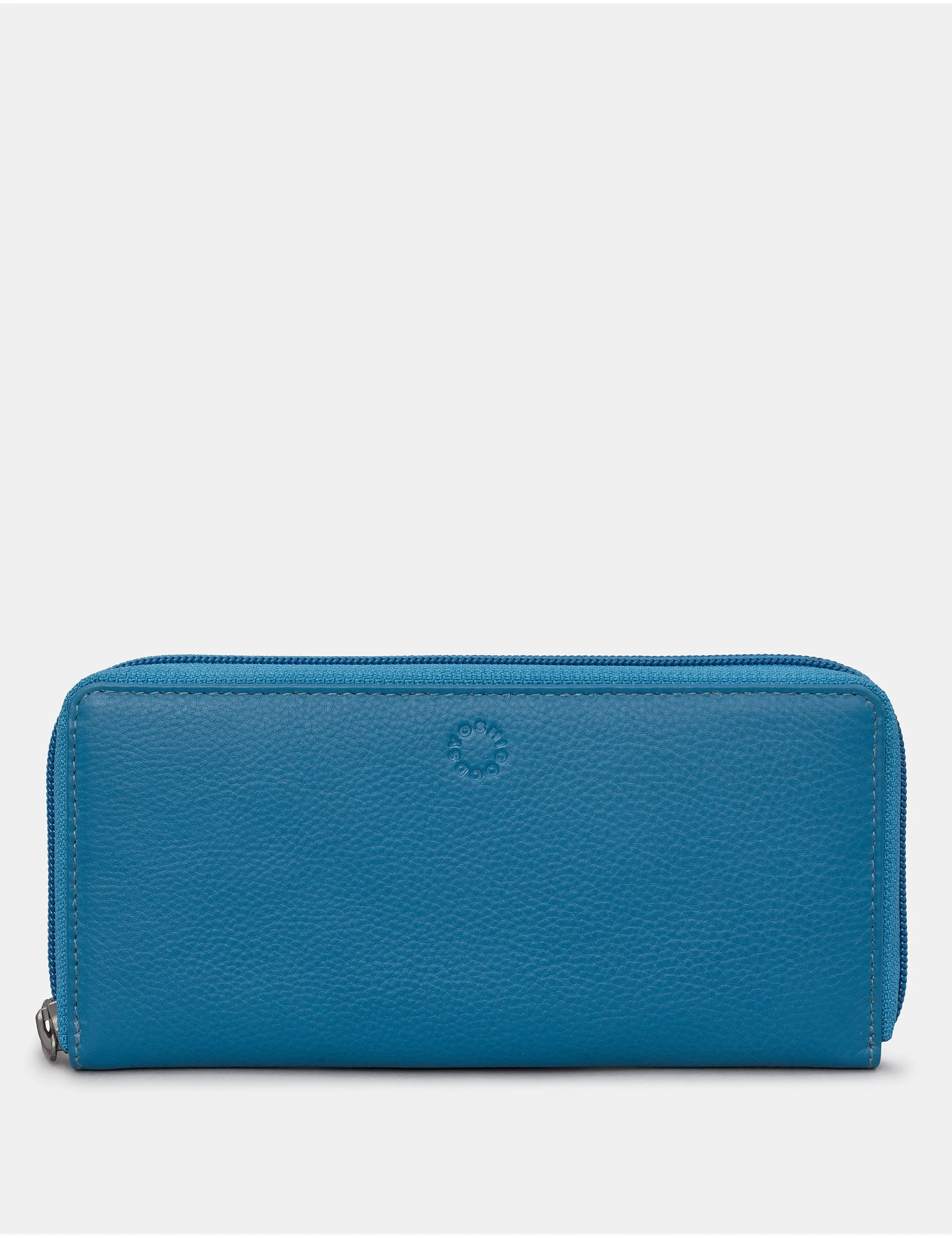 Petrol Blue Leather Baxter Purse