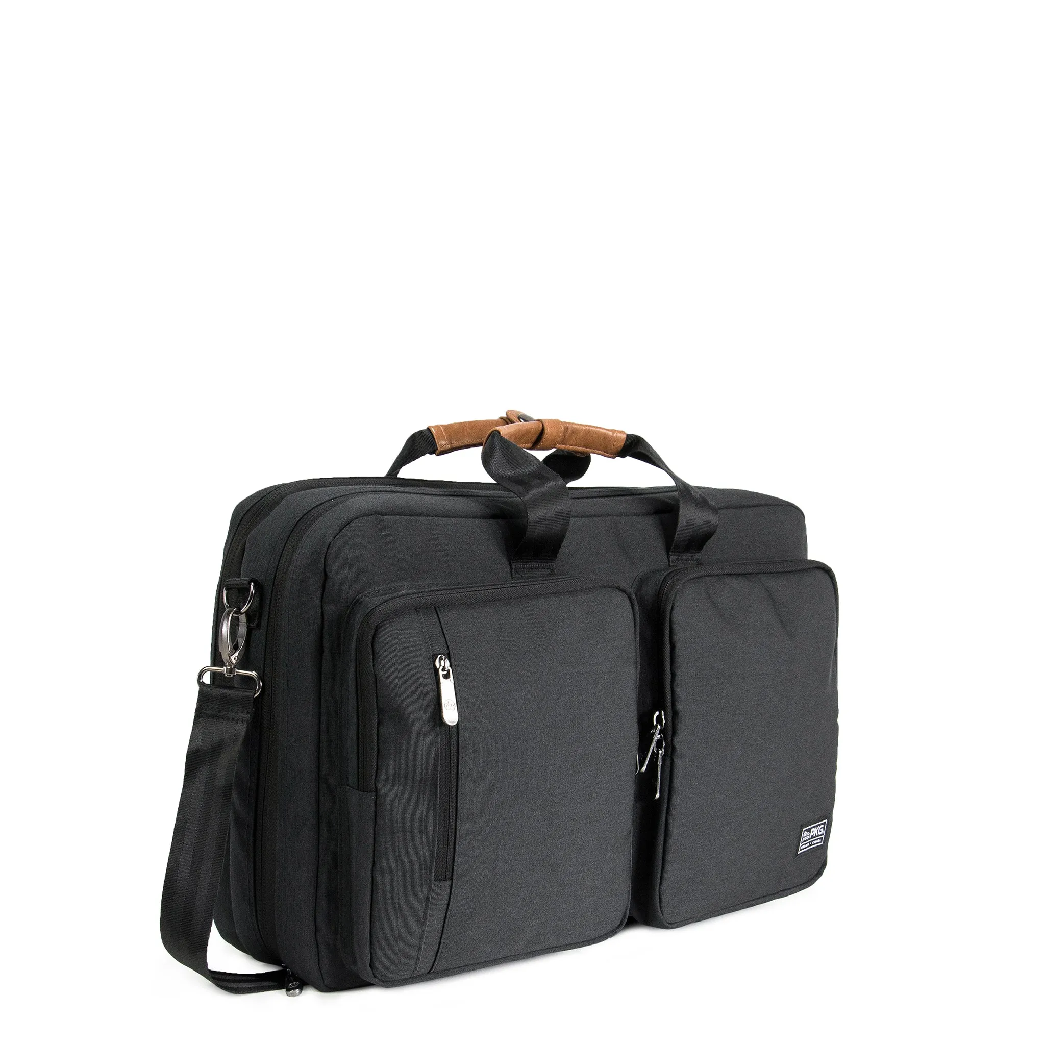 PKG Trenton 31L Recycled Messenger Convertible to Backpack with Garment Compartment