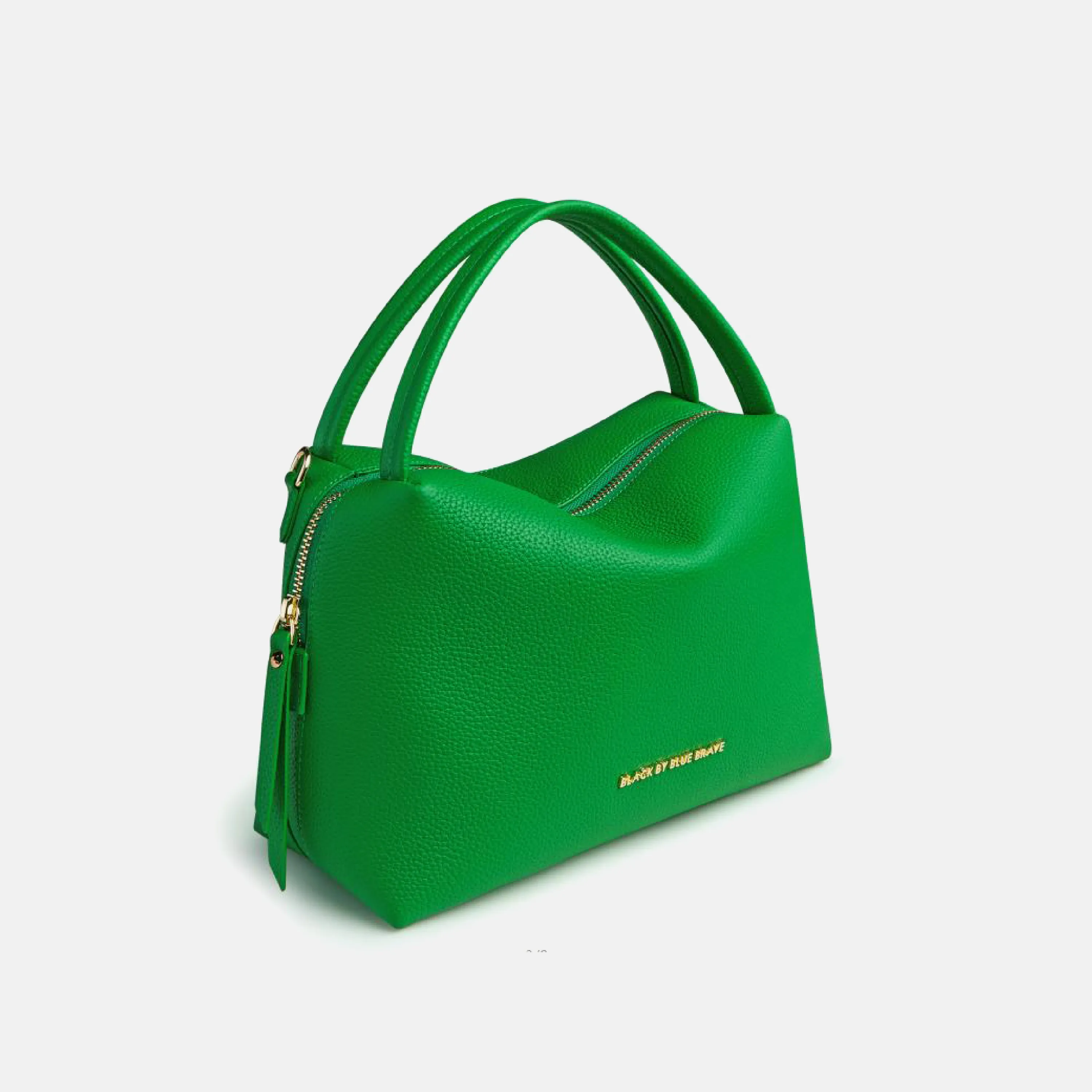 PLQ GREEN LEATHER HANDBAG