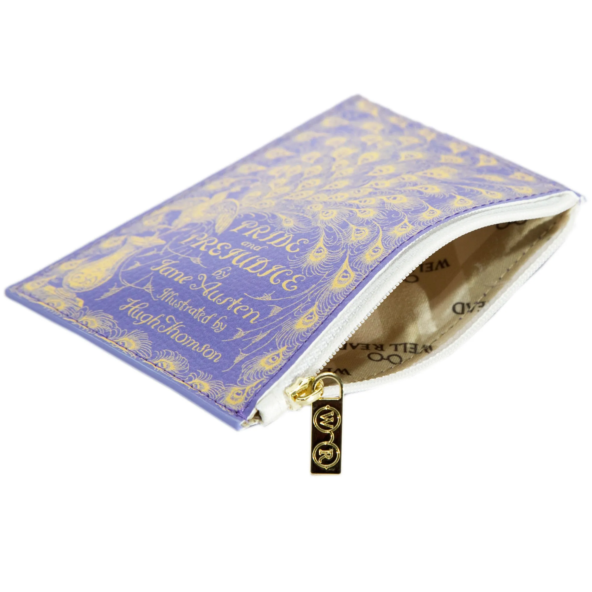 Pride and Prejudice Purple Book Coin Purse Wallet