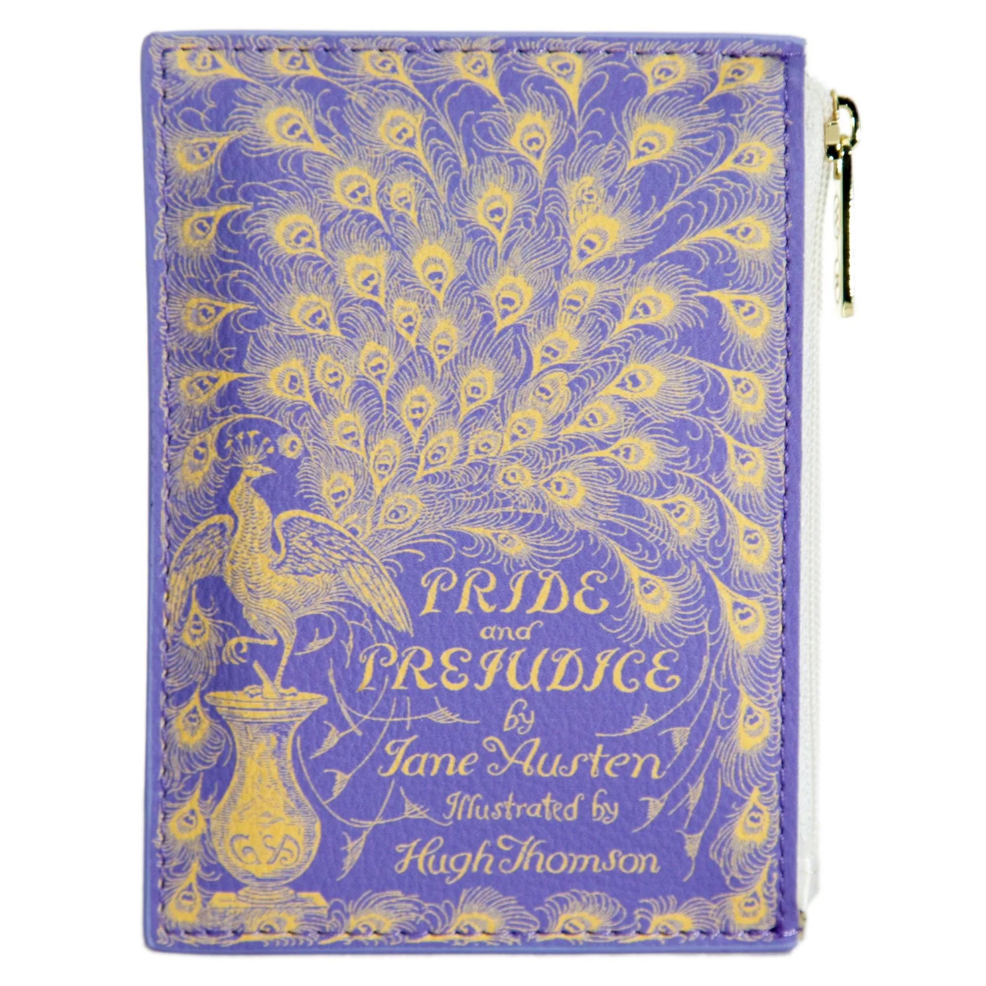 Pride and Prejudice Purple Book Coin Purse Wallet