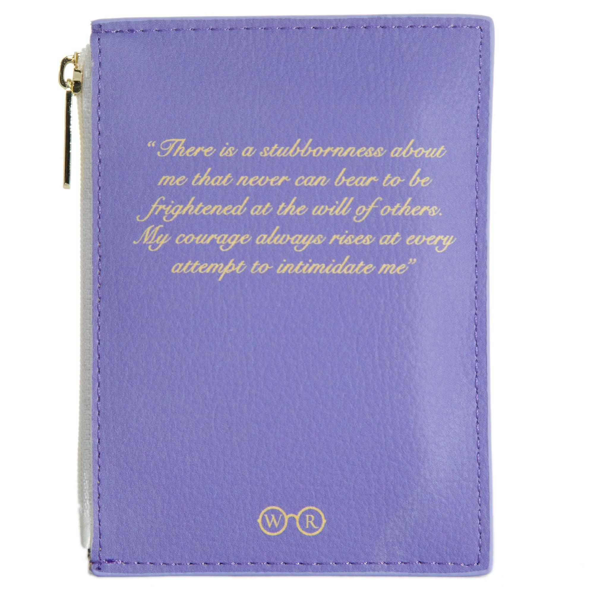 Pride and Prejudice Purple Book Coin Purse Wallet