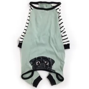 Pug Pajamas | Pug Dog Clothing | Black Pug dog