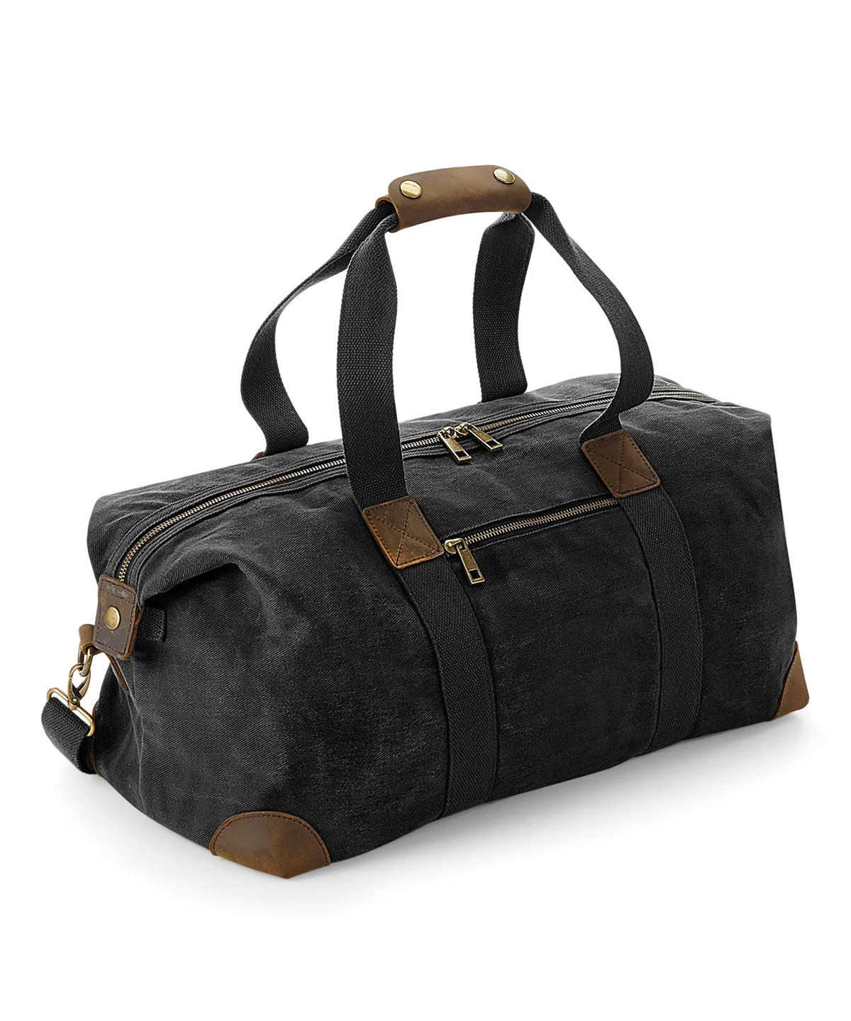 Quadra Heritage Waxed Canvas Holdall {QD650}