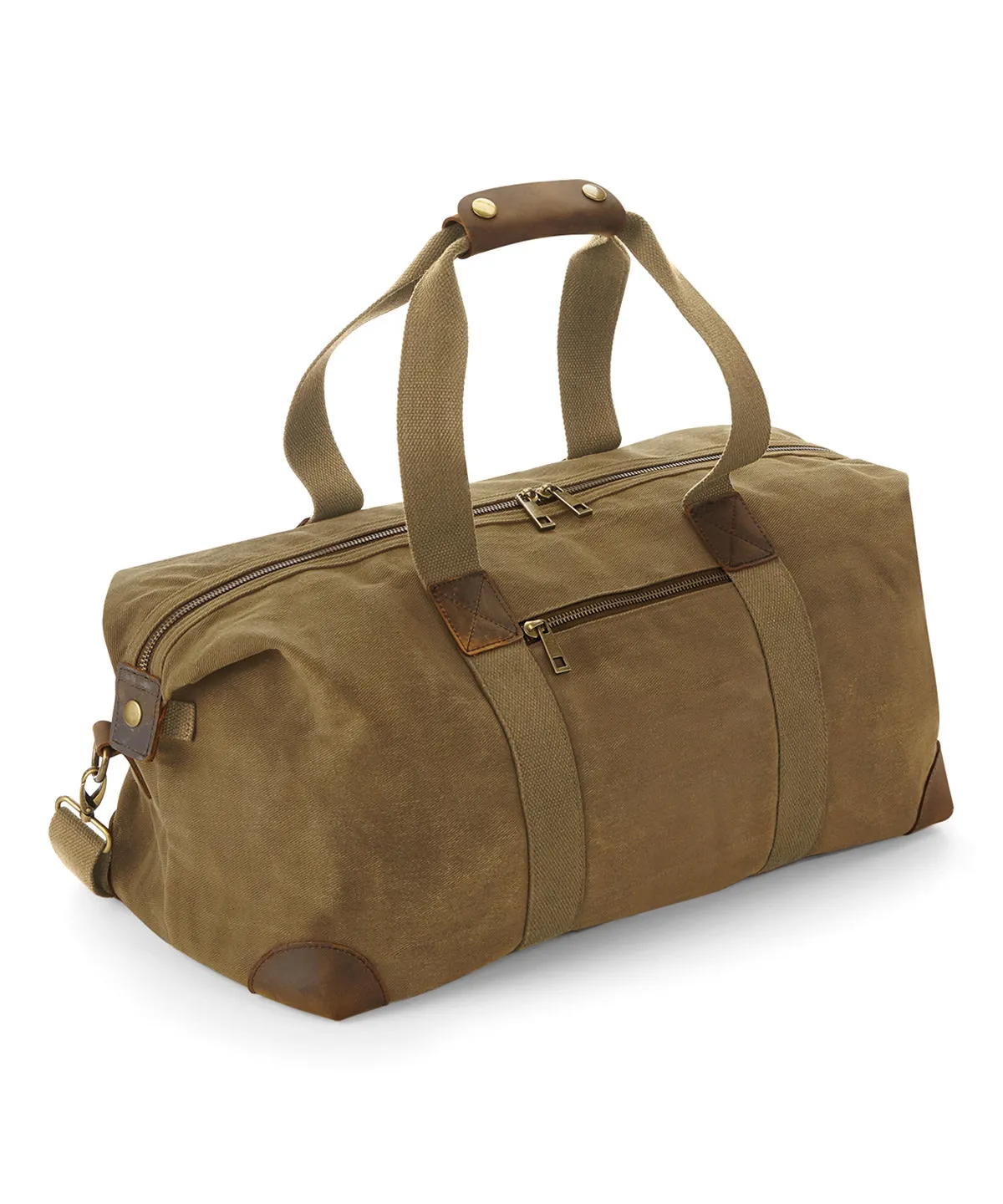 Quadra Heritage Waxed Canvas Holdall {QD650}