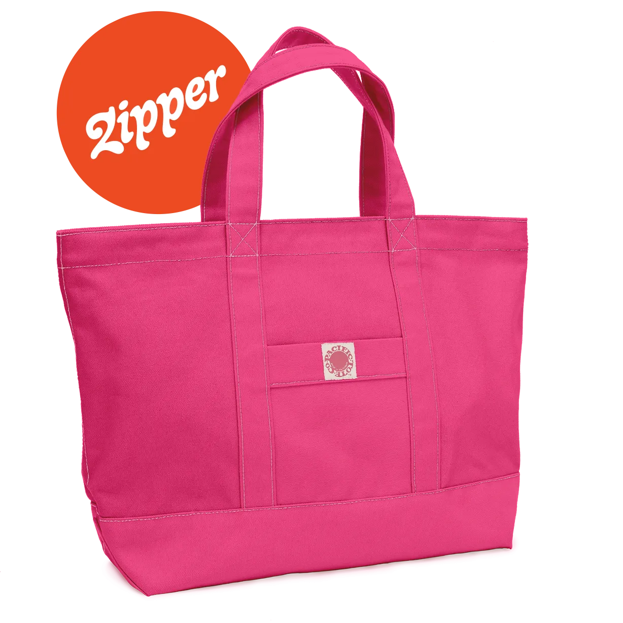 "Big Sur" Zippered Tote