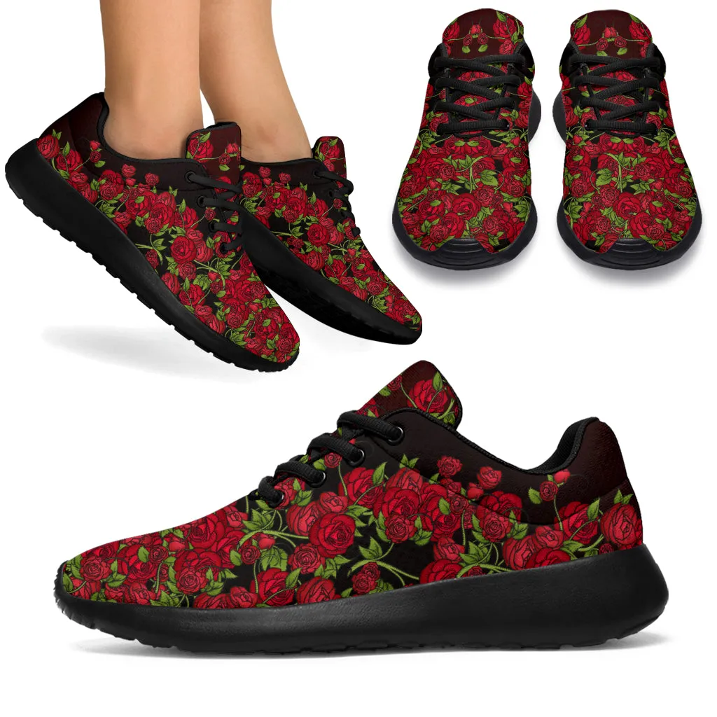 Red Roses Sport Sneakers