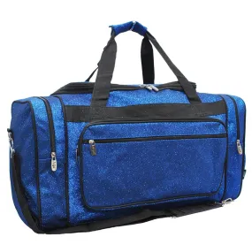 Royal Blue Glitter NGIL Canvas 23" Duffle Bag