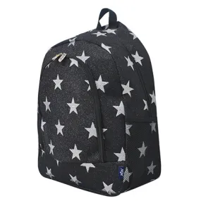 !SALE! Black Glitter Super Star NGIL Canvas Backpack