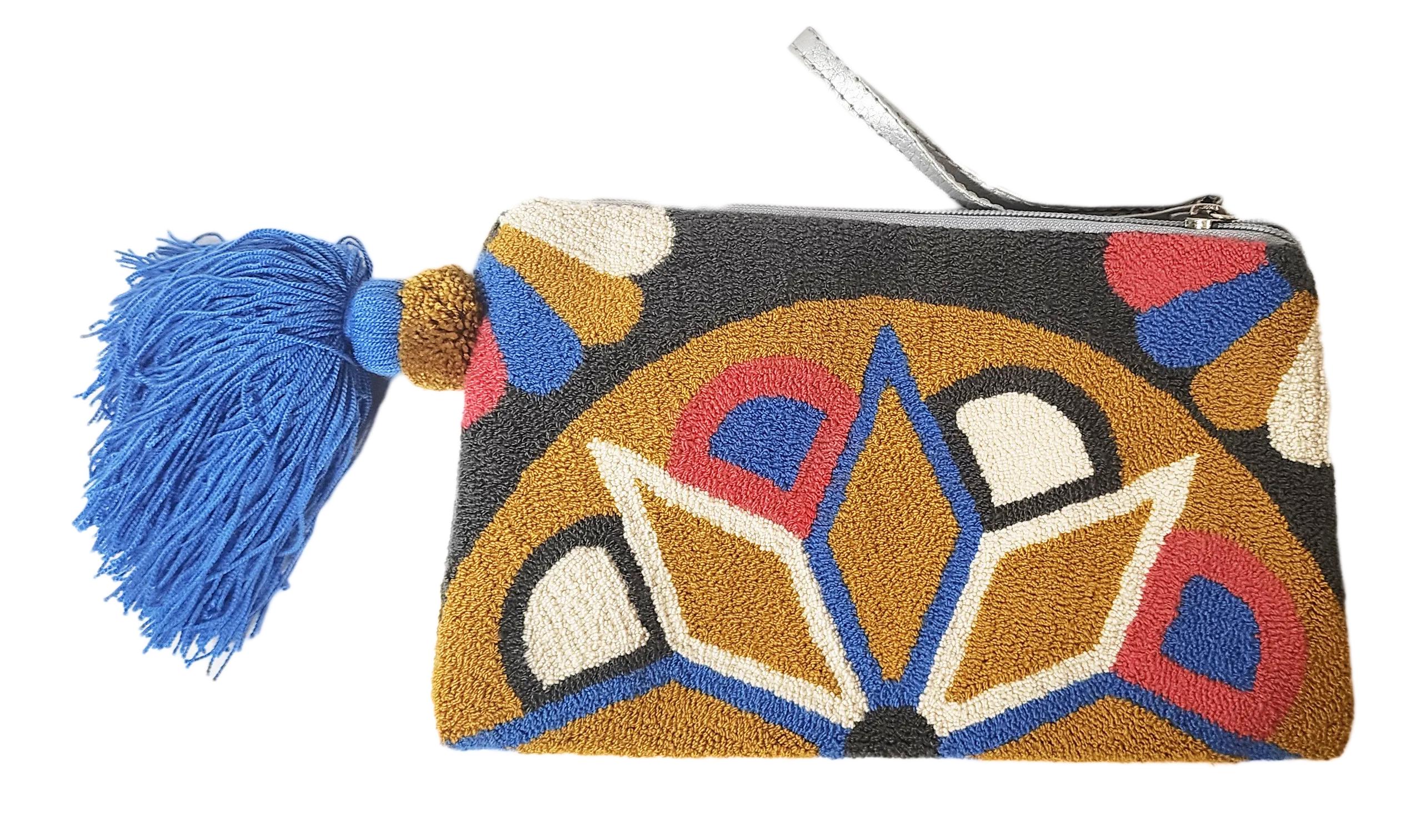 Scarlett Handmade Wayuu Punch-needle Clutch