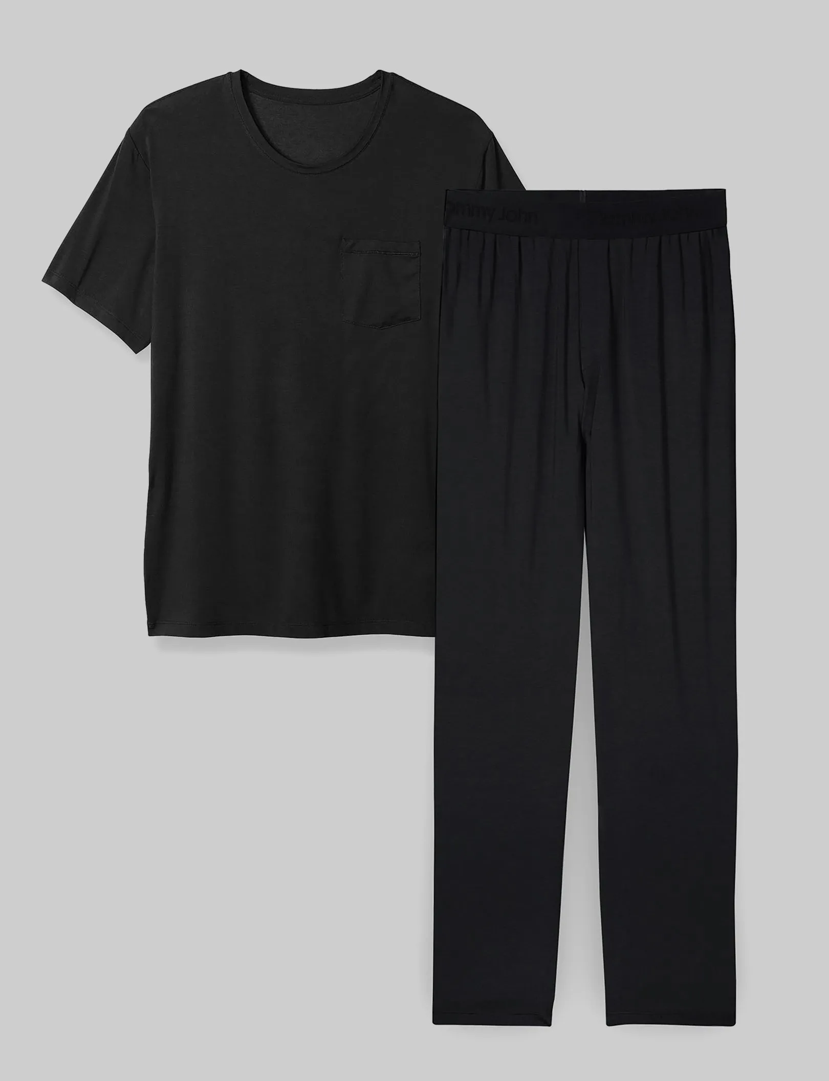 Second Skin Pajama Pocket Tee & Pant Set