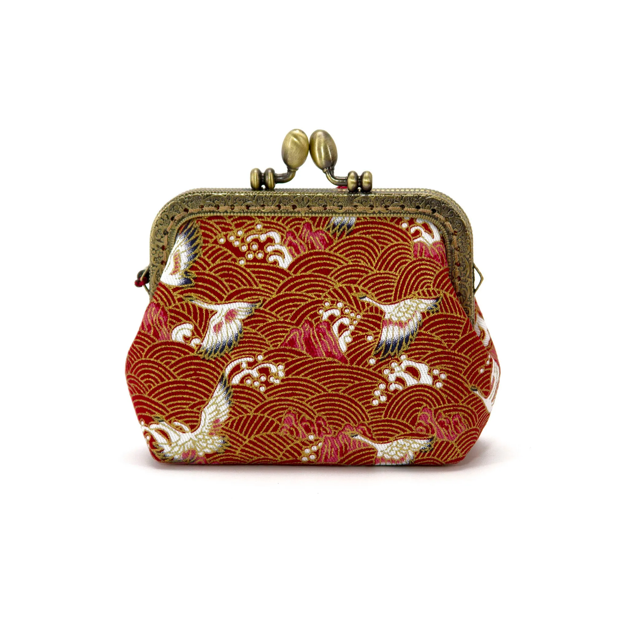 Silk Brocade Mini Bag,Chinese Brocade Coin Pouch,Brocade Wallet -i7bags