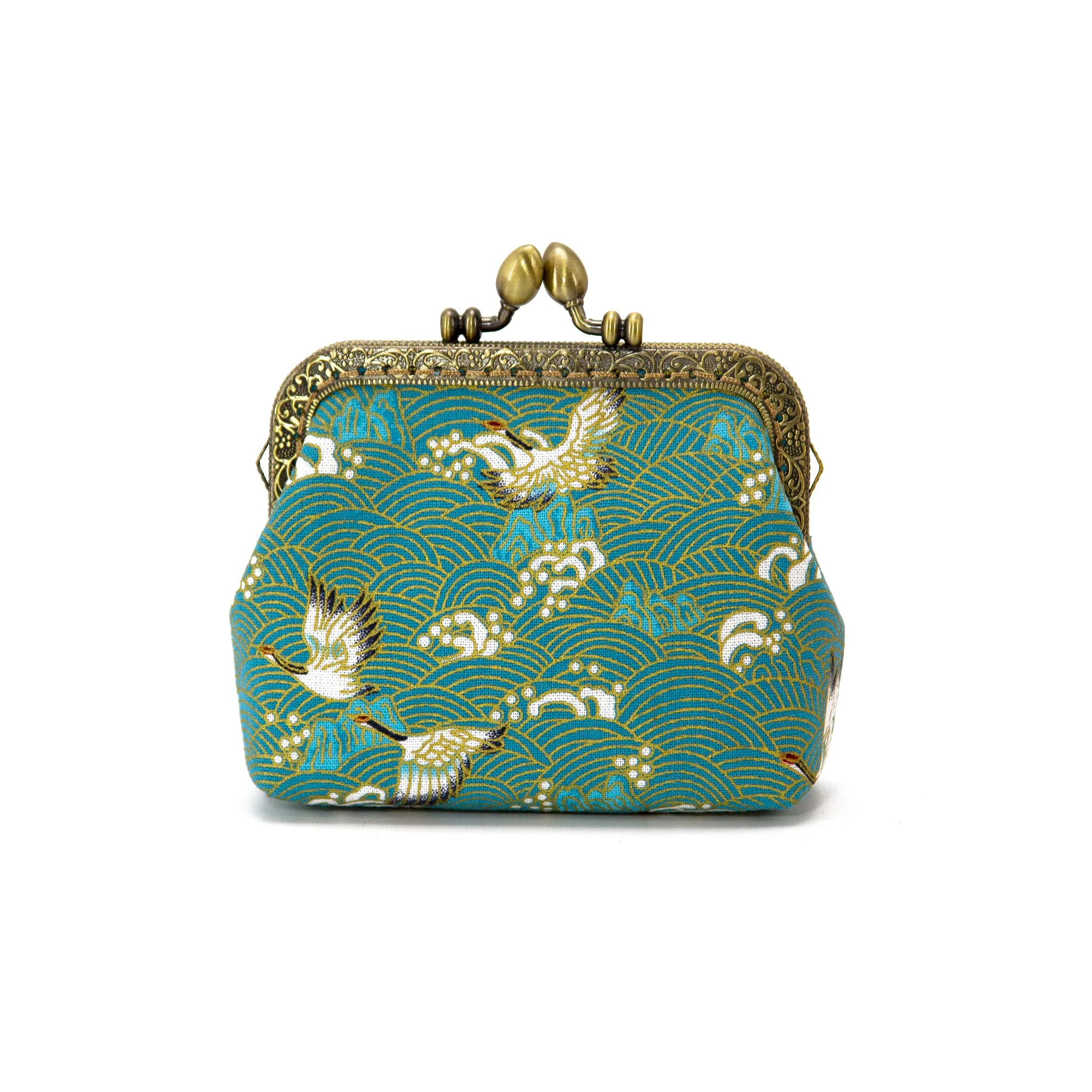 Silk Brocade Mini Bag,Chinese Brocade Coin Pouch,Brocade Wallet -i7bags