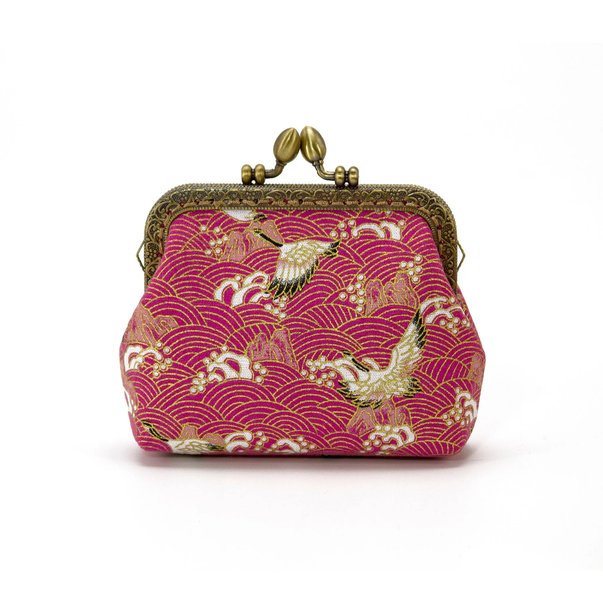 Silk Brocade Mini Bag,Chinese Brocade Coin Pouch,Brocade Wallet -i7bags