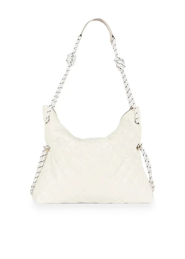 STACEY BLANC CONVERTIBLE SHOULDER BAG