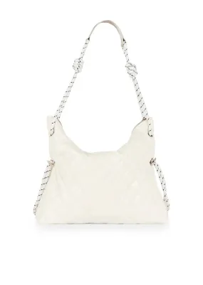 STACEY BLANC CONVERTIBLE SHOULDER BAG