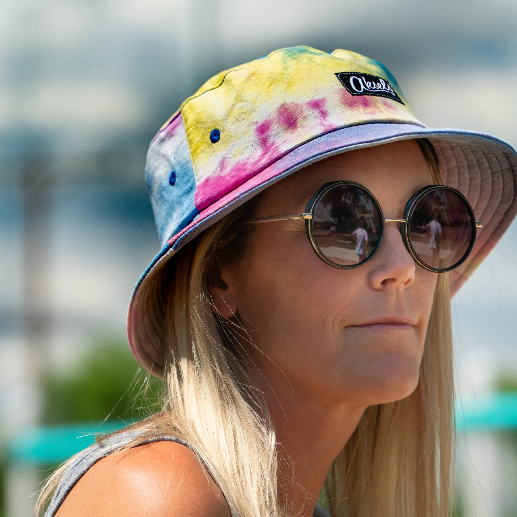 Tie Dye Short Brim Bucket Hat