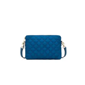 Tribeca Quilted Kiara Navy Crossbody/Clutch