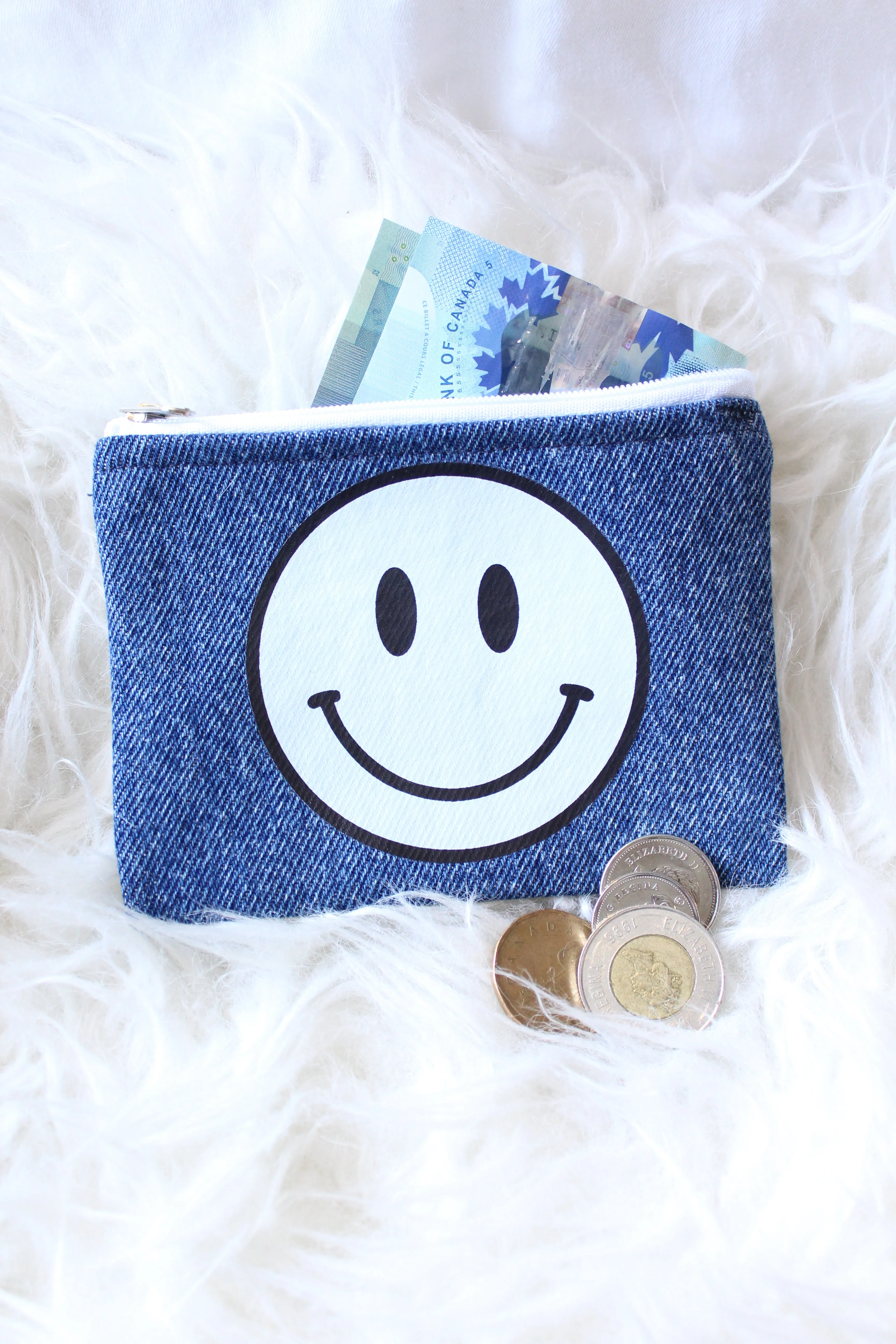 Vintage Denim Coin Purse