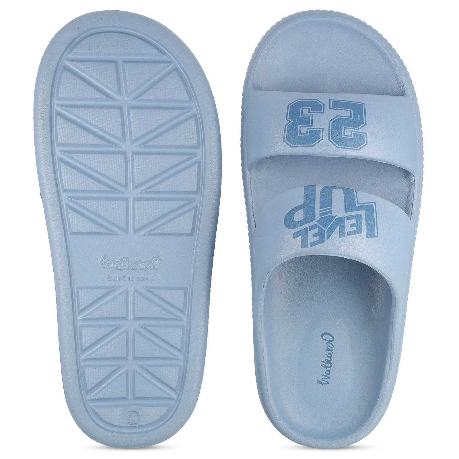 Walkaroo Men Casual Flip-Flop  - WC8711 Aqua Blue