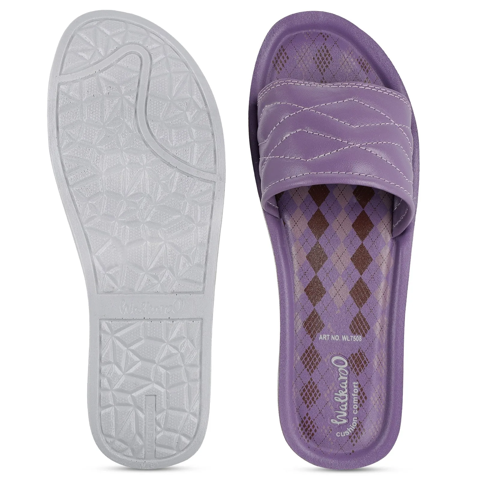 Walkaroo Womens Flip Flop  - WL7508 Purple