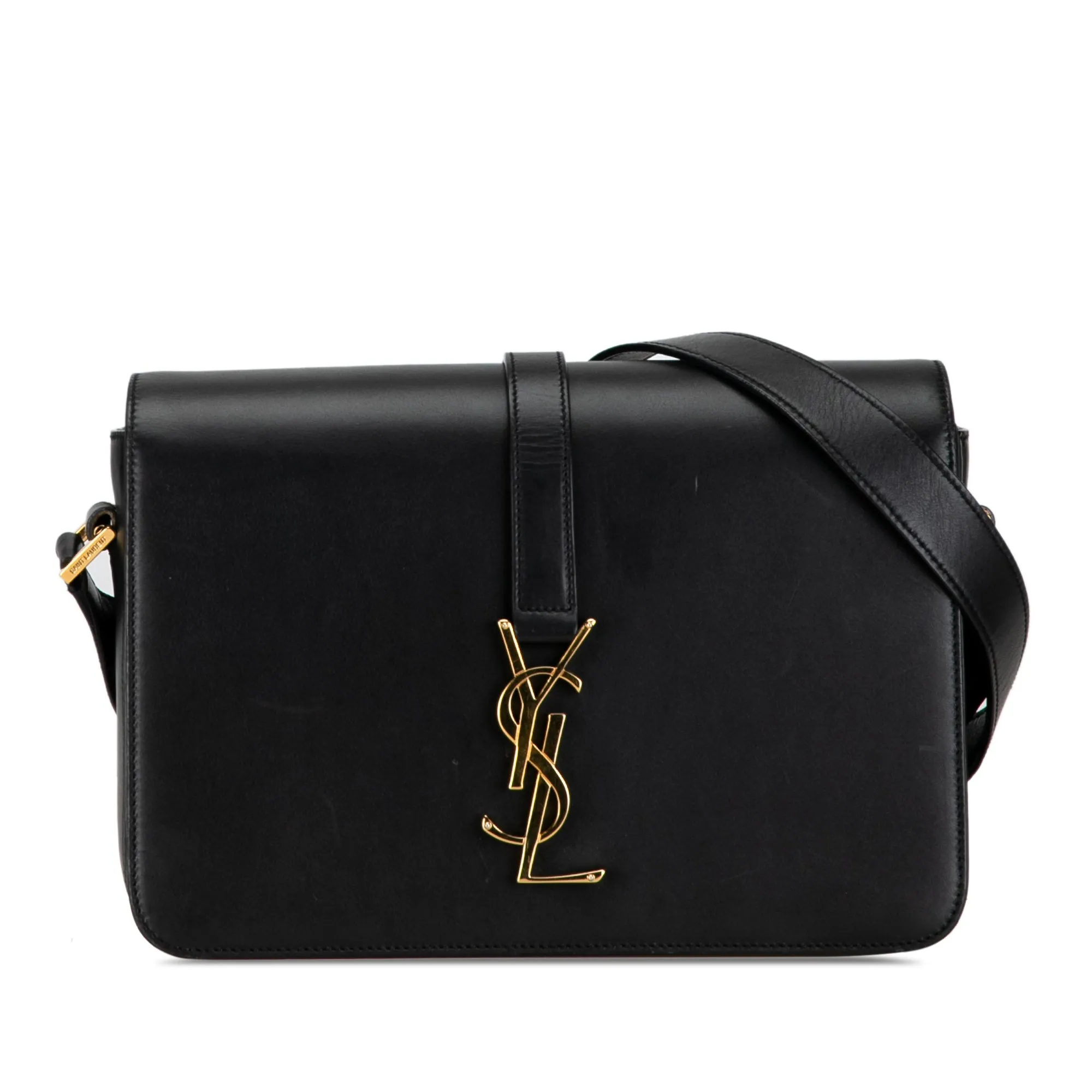 Yves Saint Laurent Universite Bag Medium Black Leather